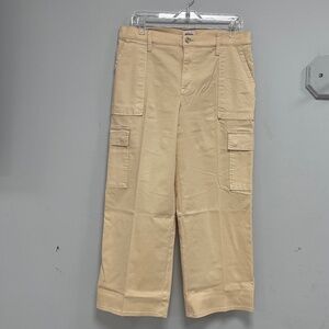 HUDSON Jeans Rosalie Bleached Sand High-Rise Wide Leg Cargo Jean - Size 33 - NWT